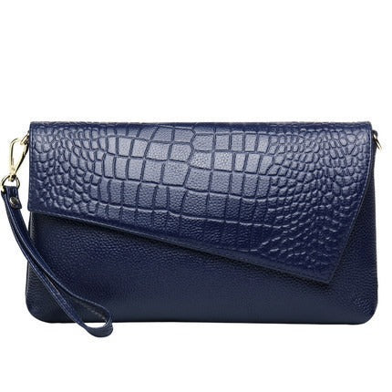 Litchi grain top layer cowhide fashion Shoulder bag Multifunctional leather Clutch bag Large capacity crossbody bags for women - V.I.P Digital Presence