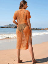 Long skirt loose solid color vacation pullover fashionable women's dress - V.I.P Digital Presence
