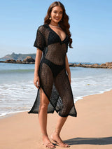Long skirt loose solid color vacation pullover fashionable women's dress - V.I.P Digital Presence