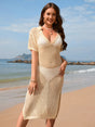 Long skirt loose solid color vacation pullover fashionable women's dress - V.I.P Digital Presence