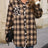 Loose casual plush plaid jacket jacket - V.I.P Digital Presence