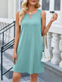 Lovelet Cutout Round Neck Sleeveless Dress - V.I.P Digital Presence