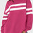 Lovelet Striped Round Neck Dropped Shoulder Sweatshirt - V.I.P Digital Presence