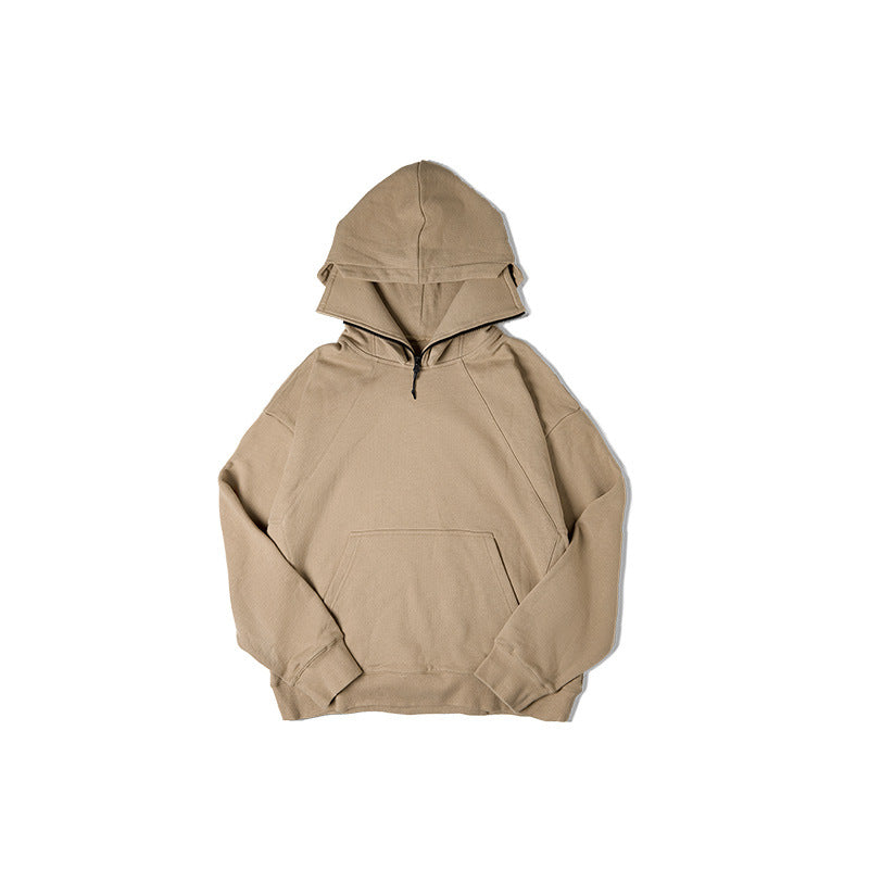 Maden Workwear American Heavyweight Balaclava Hoodie with Zipper High Street Tactical Men's Autumn Coat - V.I.P Digital Presence