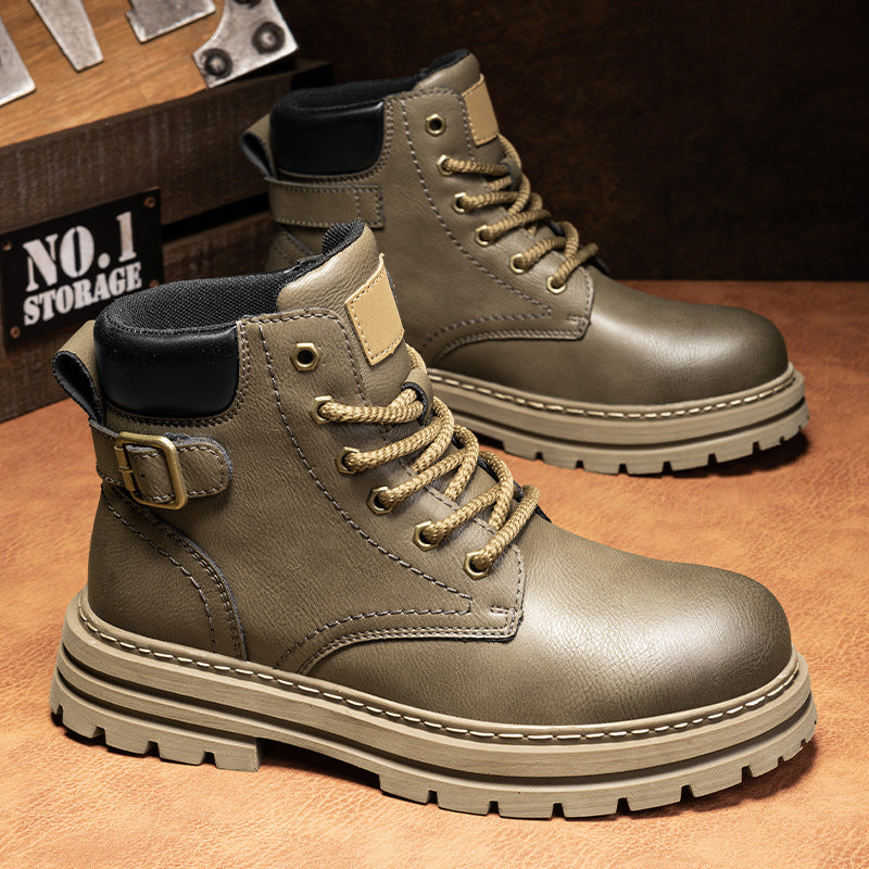 Martin boots autumn and winter retro high top men's workwear boots - V.I.P Digital Presence