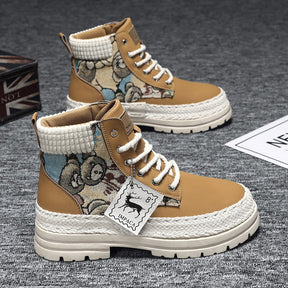 Martin boots men's shoes casual versatile men's shoes new trend workwear boots high top shoes men's shoes - V.I.P Digital Presence