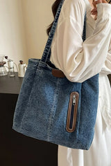 Medium Denim Tote Bag - V.I.P Digital Presence