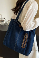 Medium Denim Tote Bag - V.I.P Digital Presence