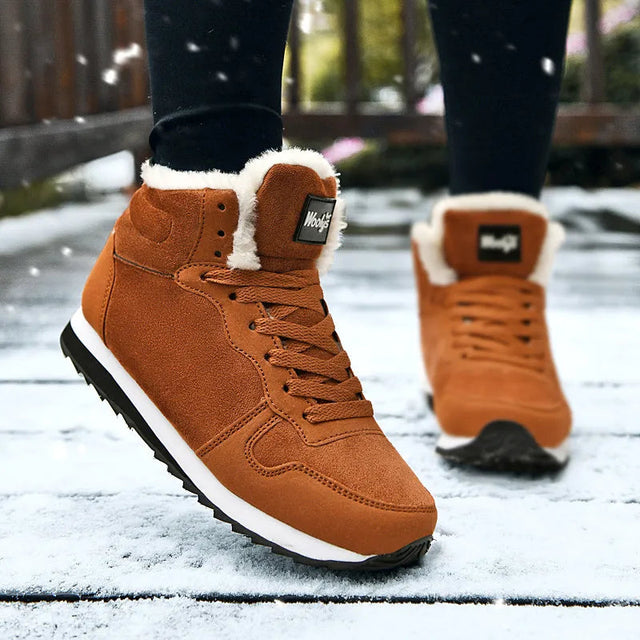 Men Boots Waterproof Winter Boots Men Lightweight Hight Top Plus 48 No Slip Warm Snow Boots Plush Women Footwear Leather Shoes - V.I.P Digital Presence
