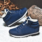Men Boots Waterproof Winter Boots Men Lightweight Hight Top Plus 48 No Slip Warm Snow Boots Plush Women Footwear Leather Shoes - V.I.P Digital Presence