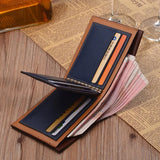 Men Leather Brand Luxury Wallet Short Slim Male Purses Money Clip Credit Card Dollar Price Portomonee Carteria - V.I.P Digital Presence