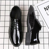 Men Leather Shoes Business Formal Fashion Leather Shoes Korean Style Casual Youth Versatile Men Leather Shoes - V.I.P Digital Presence