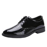 Men Leather Shoes Business Formal Fashion Leather Shoes Korean Style Casual Youth Versatile Men Leather Shoes - V.I.P Digital Presence