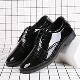 Men Leather Shoes Business Formal Fashion Leather Shoes Korean Style Casual Youth Versatile Men Leather Shoes - V.I.P Digital Presence