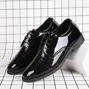 Men Leather Shoes Business Formal Fashion Leather Shoes Korean Style Casual Youth Versatile Men Leather Shoes - V.I.P Digital Presence
