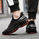 Men's autumn blade shoes large size flying mesh student sports casual running shoes - V.I.P Digital Presence