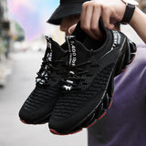 Men's autumn blade shoes large size flying mesh student sports casual running shoes - V.I.P Digital Presence