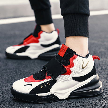Men's autumn winter high-top air cushion basketball shoes middle school students sports thick-soled running shoes - V.I.P Digital Presence
