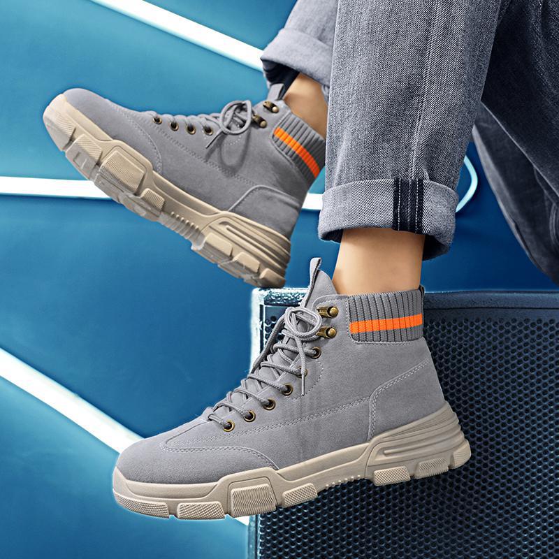 Men's autumn winter retro fashion high-top shoes Martin boots work boots motorcycle boots labor protection shoes - V.I.P Digital Presence