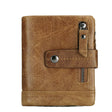 Men's Bag Zipper Buckle Multi-Card First Layer Cowhide Coin Purse Short Leather Men's Wallet - V.I.P Digital Presence