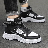 Men's Boots New Casual Fashion Men's Ankle Boots  Retro Sports Platform Sole Heightening Ankle Men Boots Lace-up Shoes for Men - V.I.P Digital Presence
