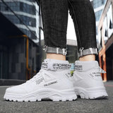 Men's Boots New Casual Fashion Men's Ankle Boots  Retro Sports Platform Sole Heightening Ankle Men Boots Lace-up Shoes for Men - V.I.P Digital Presence