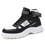 Men's Boots New Casual Fashion Men's Ankle Boots  Retro Sports Platform Sole Heightening Ankle Men Boots Lace-up Shoes for Men - V.I.P Digital Presence