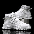 Men's Boots New Casual Fashion Men's Ankle Boots  Retro Sports Platform Sole Heightening Ankle Men Boots Lace-up Shoes for Men - V.I.P Digital Presence
