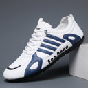 Men's breathable leather casual versatile soft sole lightweight no tie bean shoes - V.I.P Digital Presence