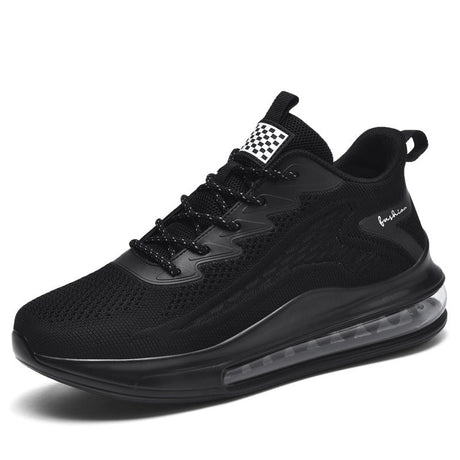 Men's breathable mesh shoes height increasing full-length air cushioned running shoes - V.I.P Digital Presence