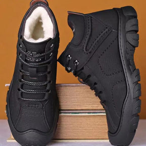 Men's cotton shoes men's winter new style snow boots with fleece insulation casual sports shoes men's outdoor hiking shoes - V.I.P Digital Presence