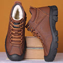 Men's cotton shoes men's winter new style snow boots with fleece insulation casual sports shoes men's outdoor hiking shoes - V.I.P Digital Presence