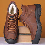 Men's cotton shoes men's winter new style snow boots with fleece insulation casual sports shoes men's outdoor hiking shoes - V.I.P Digital Presence