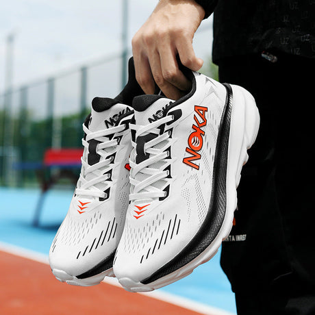Men's fashion shoes breathable mesh thick-soled running shoes marathon outdoor running shoes - V.I.P Digital Presence