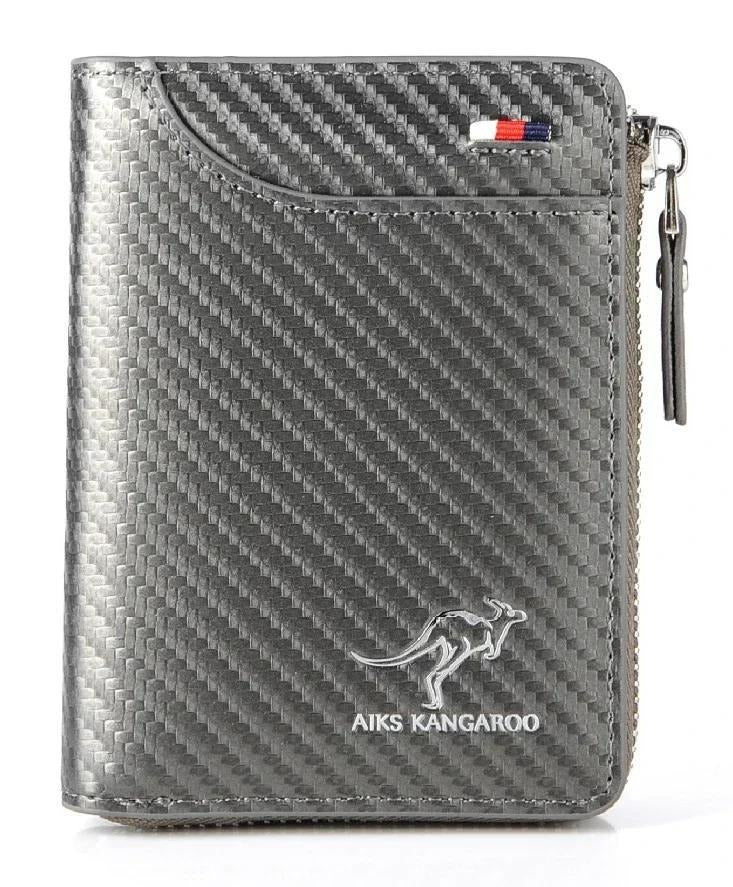 Men's  Protected PU Leather Wallet Vintage Short Purse - V.I.P Digital Presence