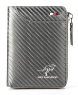 Men's  Protected PU Leather Wallet Vintage Short Purse - V.I.P Digital Presence