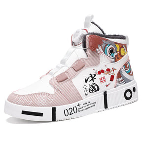 Men's shoes, autumn high top anti slip board shoes, men's styles, spring and autumn styles, student casual sports shoes - V.I.P Digital Presence