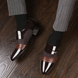 Men's shoes, leather shoes, men's casual shoes, business formal shoes, plus size versatile wedding shoes - V.I.P Digital Presence
