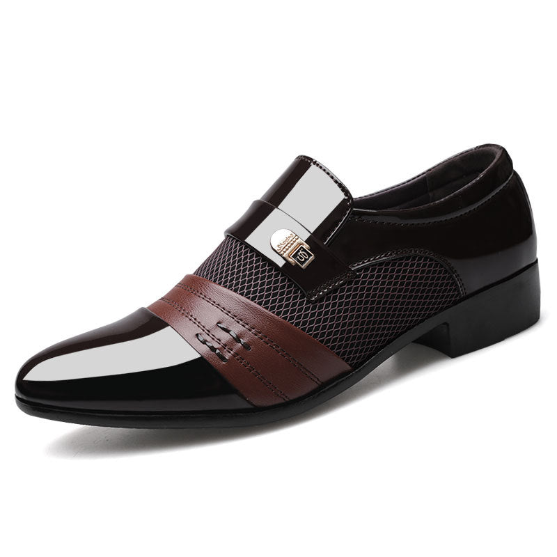 Men's shoes, leather shoes, men's casual shoes, business formal shoes, plus size versatile wedding shoes - V.I.P Digital Presence