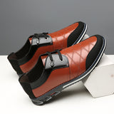 Men's shoes, men's trendy shoes, Korean version, trendy British, versatile, soft sole, non tied casual leather shoes - V.I.P Digital Presence