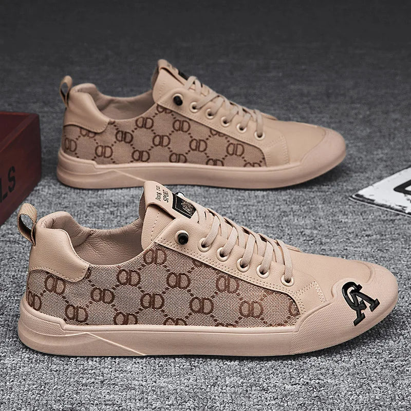 Men's shoes new summer trend casual board shoes versatile breathable thin youth white shoes, one foot canvas trendy shoes - V.I.P Digital Presence