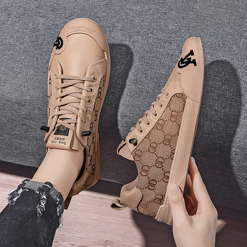 Men's shoes new summer trend casual board shoes versatile breathable thin youth white shoes, one foot canvas trendy shoes - V.I.P Digital Presence