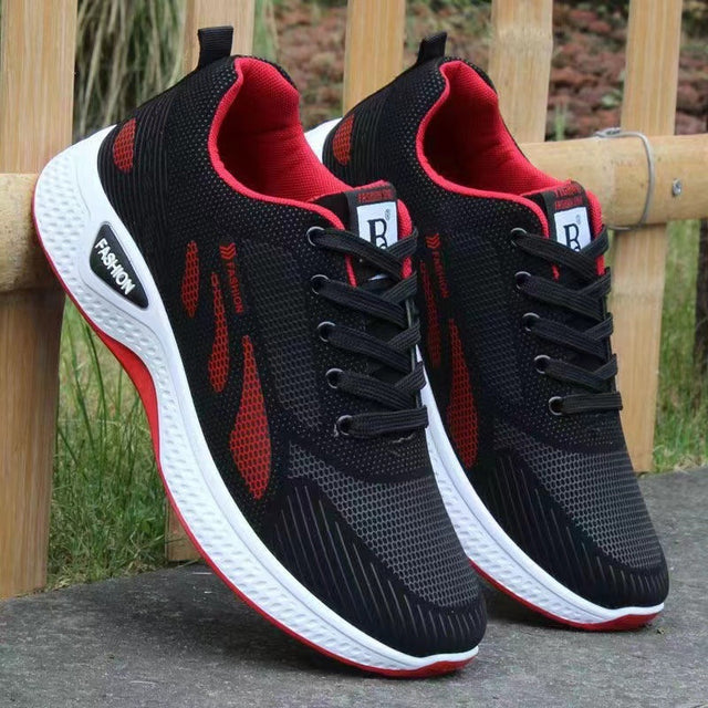 Men's shoes, trendy shoes, spring and summer waterproof and anti slip shoes, new casual shoes, soft soled running shoes, black mesh sports shoes for men - V.I.P Digital Presence