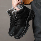 Men's snow boots with winter fleece insulation, outdoor boots, cotton shoes, lightweight boots - V.I.P Digital Presence