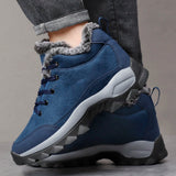Men's snow boots with winter fleece insulation, outdoor boots, cotton shoes, lightweight boots - V.I.P Digital Presence