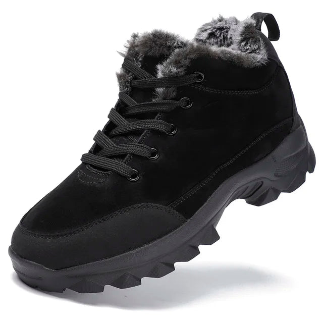 Men's snow boots with winter fleece insulation, outdoor boots, cotton shoes, lightweight boots - V.I.P Digital Presence