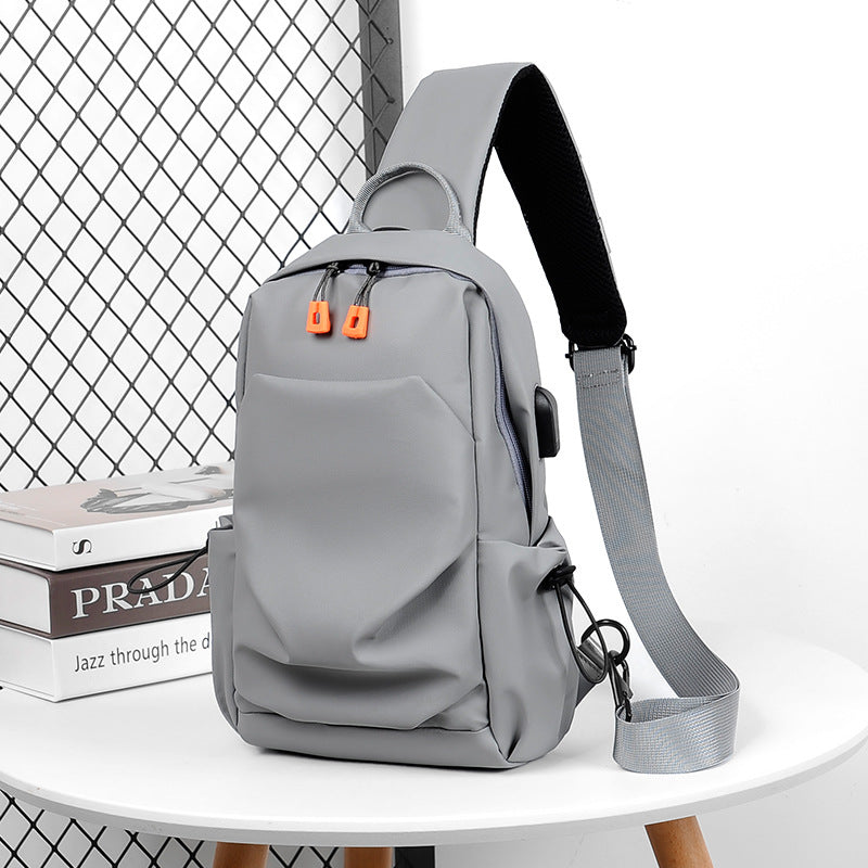 Men's sports chest bag shoulder bag simple men's crossbody bag fashionable small shoulder bag - V.I.P Digital Presence