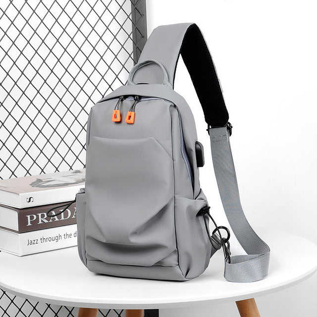 Men's sports chest bag shoulder bag simple men's crossbody bag fashionable small shoulder bag - V.I.P Digital Presence