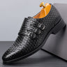 Men's three button buckle Mengke shoe cover, men's shoes, polished British style leather shoes, men's shoes - V.I.P Digital Presence