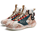 Men's trendy luminous running shoes student graffiti high-top shoes plus velvet warm sports shoes - V.I.P Digital Presence